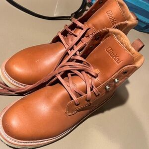 OluKai Men's Brown Leather Boots